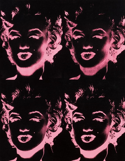 Andy Warhol — Four Pink Marilyns (Reversal Series)