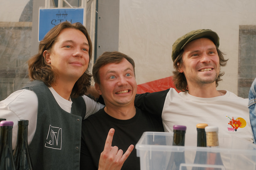 Андрей Долингер(STN winery), Роман Бочкарев и Евгений Шамов (ТриО)