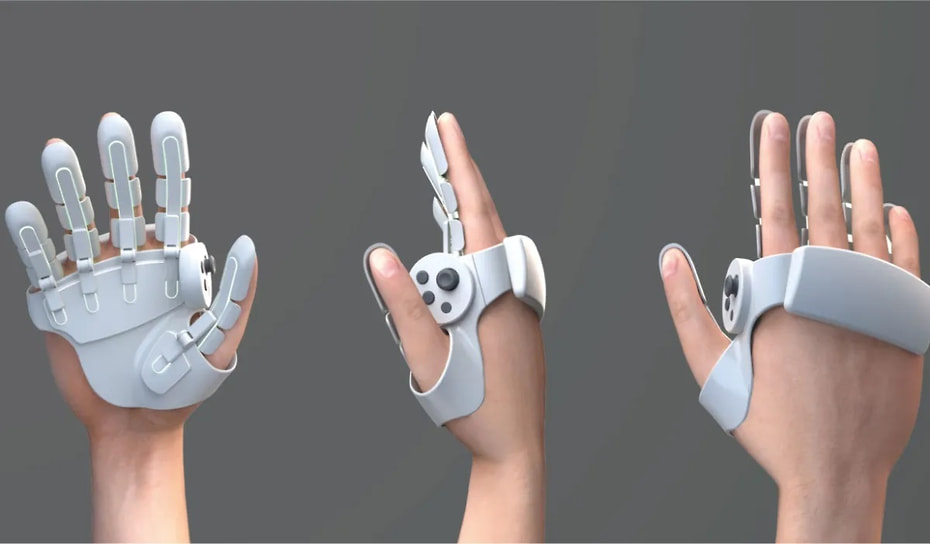 Прототип VR-перчаток Sharp