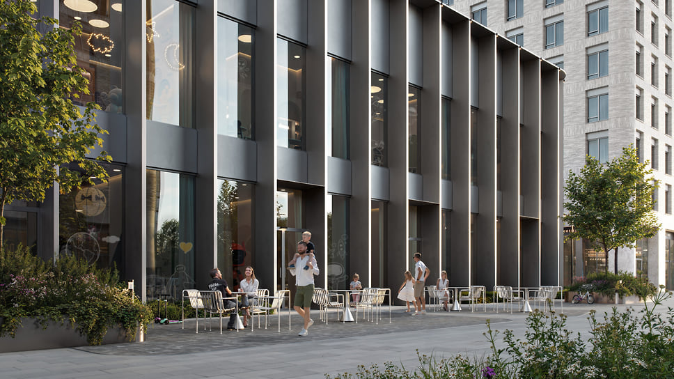 Визуализация детского сада в жилом комплексе STONE Sokolniki