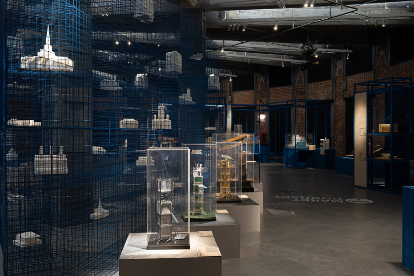 Фотография экспозиции «Внутри города. Искусство архитектурного макета»