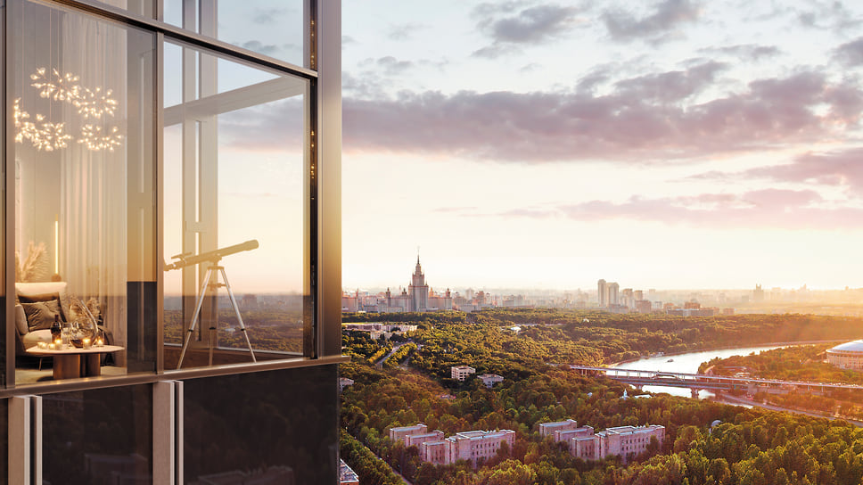 Вид на Москву из Five Towers