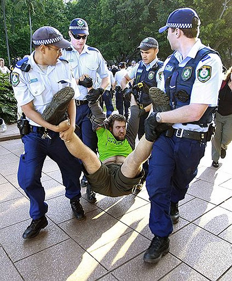 Протестор Occupy сидней