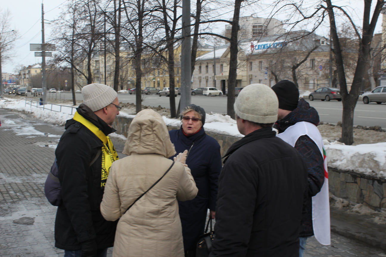 Митинг памяти Бориса Немцова в Челябинске