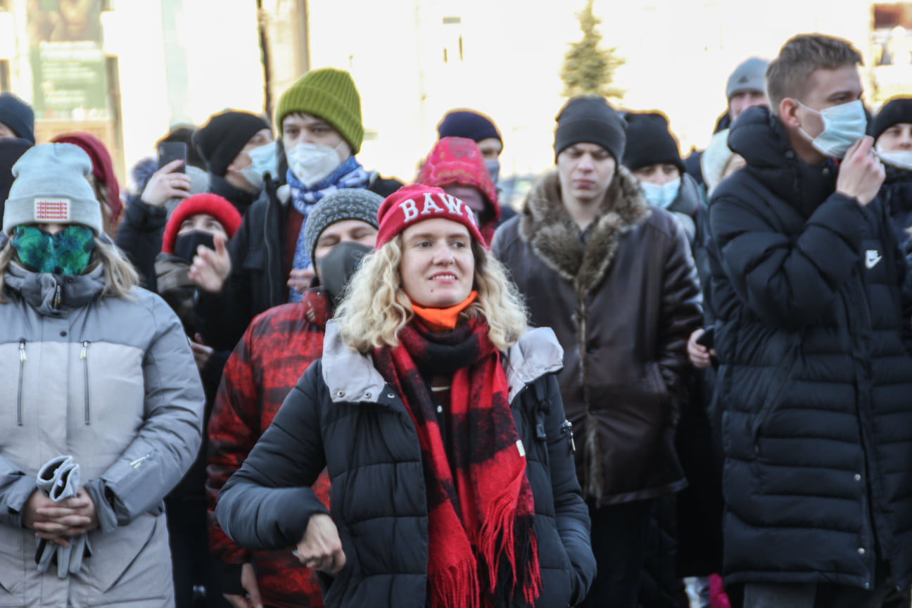 Несогласованная акция в поддержку оппозиционера Алексея Навального в Челябинске 31 января