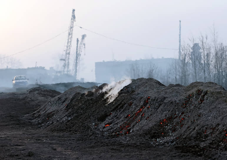 Последствия пожара в поселке Сосьва