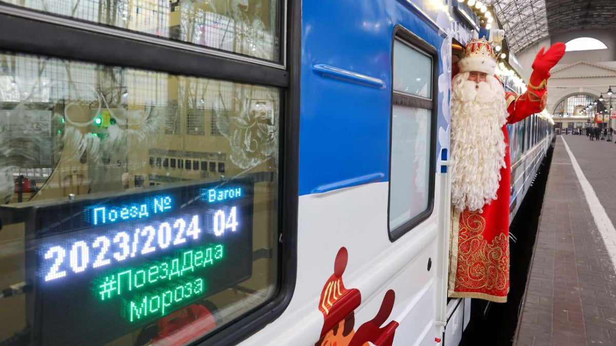 В Екатеринбург 25 ноября прибудет «Поезд Деда Мороза» – Коммерсантъ  Екатеринбург