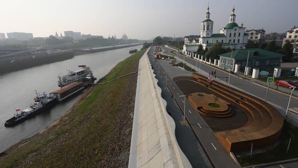 Городская набережная Тюмени