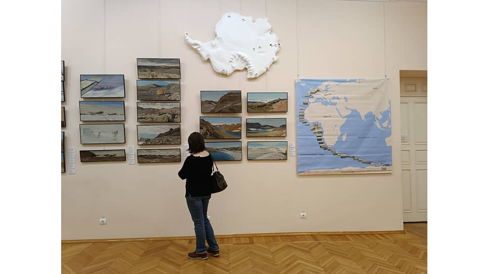 Выставка «Тайны ледяного материка. Игорь Рубан, живописец — участник второй Антарктической экспедиции, рассказывает»