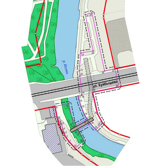 Проект пешеходного моста через Исеть и тоннеля под ул. Куйбышева в Екатеринбурге