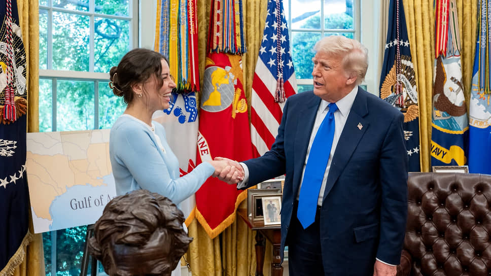 Ксения Карелина и Дональд Трамп