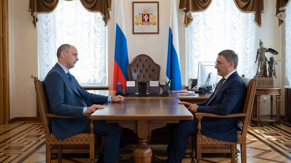 Денис Паслер и Валерий Фальков