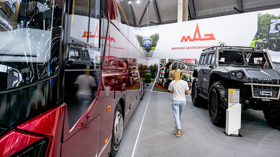 Стенд Белоруссии на выставке "Иннопром-2023" в Екатеринбурге