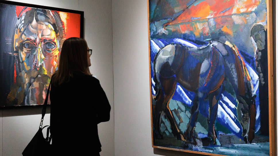 Пресс-показ выставки &quot;Отсветы. Живопись Виктора Калинина&quot; 