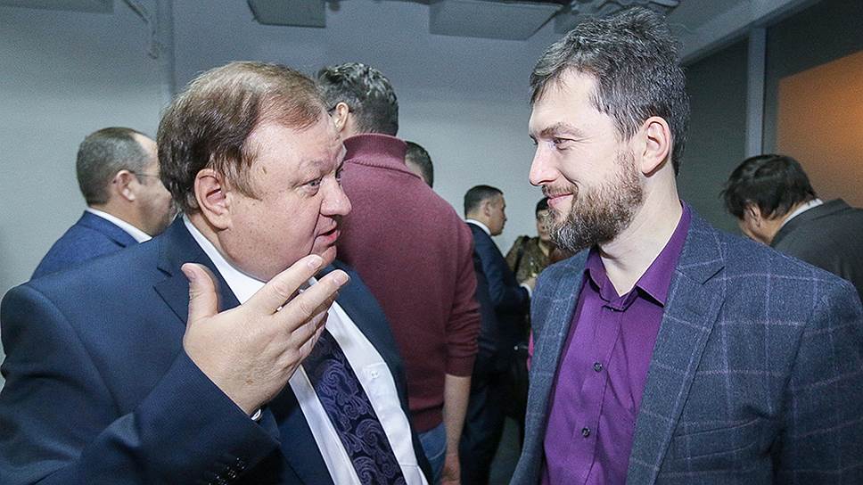 Управляющий делами губернатора и правительства Свердловской области Николай Чернев и владелец ювелирного дома «Moiseikin» Виктор Моисейкин