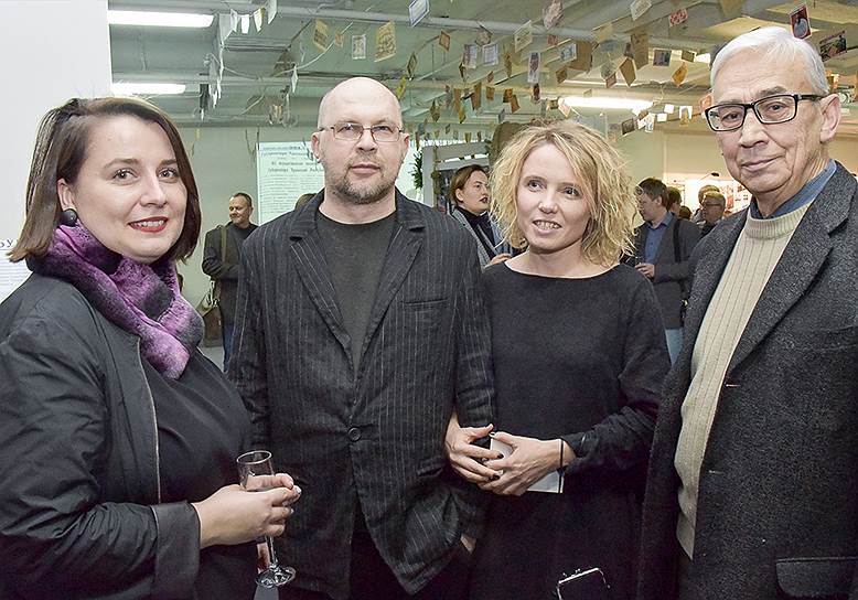 Директор Музея Бориса Ельцина Дина Сорокина, писатель Алексей Иванов, продюсер Юлия Зайцева и депутат горсовета Свердловска (1990-1993) Станислав Ячевский 
