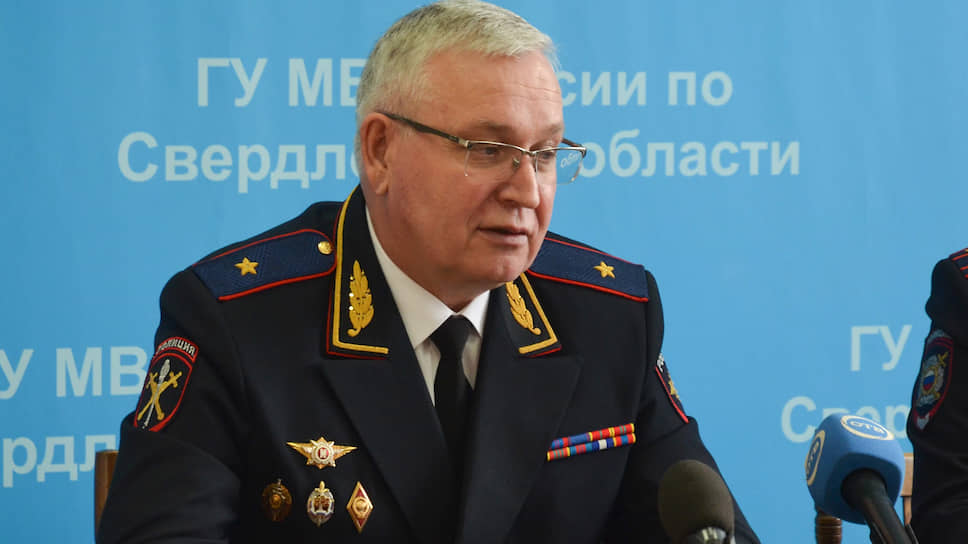 Глава ГУ МВД по Свердловской области Александр Мешков
