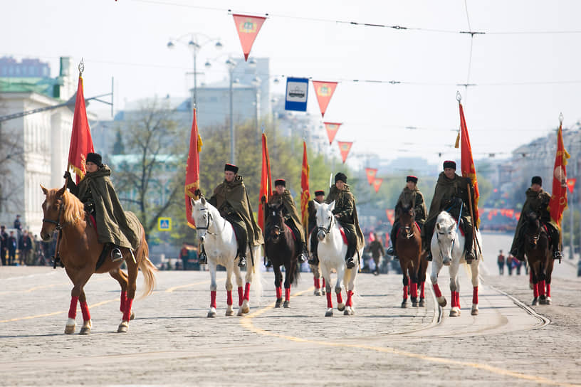 Военный парад на площади 1905 года