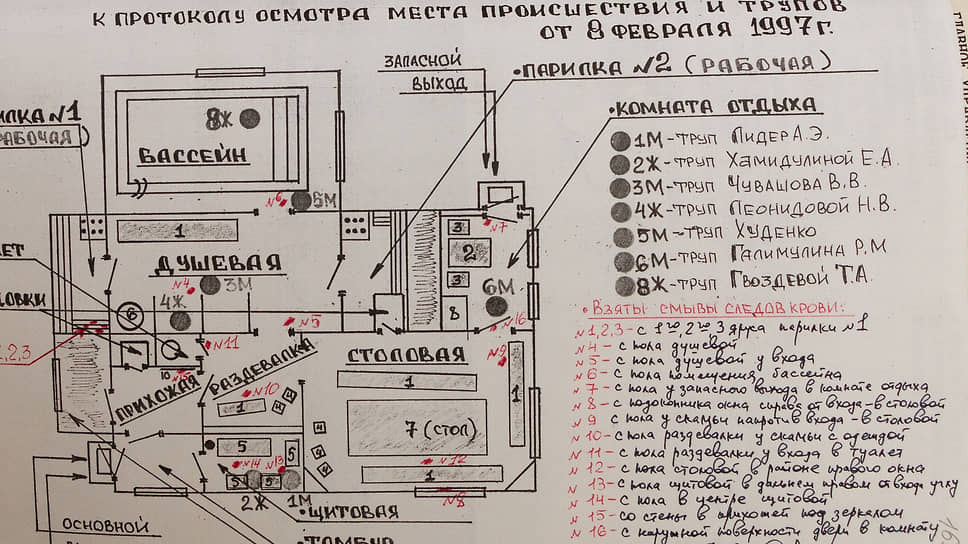 Материалы уголовного дела о массовом убийстве в феврале 1997 года в банном комплексе лыжной базы «Спутник» в Нижнем Тагиле
