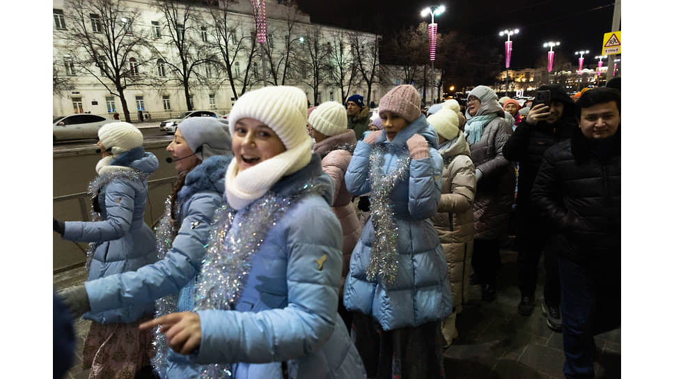 Празднование Нового года в Екатеринбурге