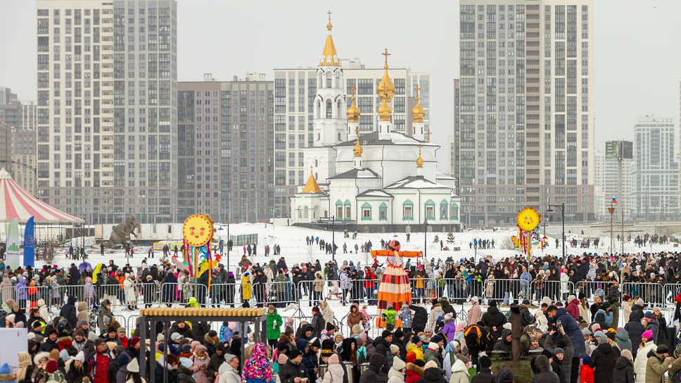 Масленица в Академическом районе