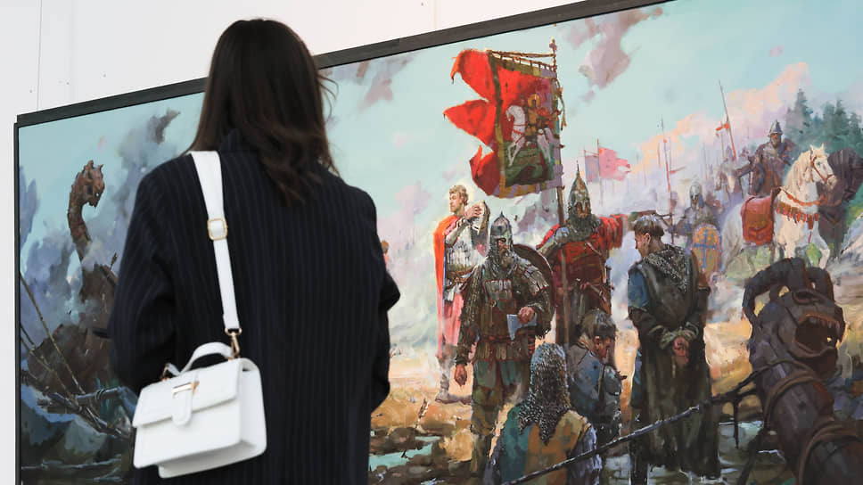 Открытие выставки «Российский фестиваль искусств» в Международном центре искусств «Главный проспект»
