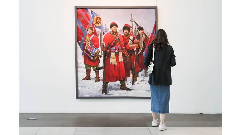 Открытие выставки &quot;Российский фестиваль искусств&quot; в Международном центре искусств &quot;Главный проспект&quot; в Екатеринбурге
