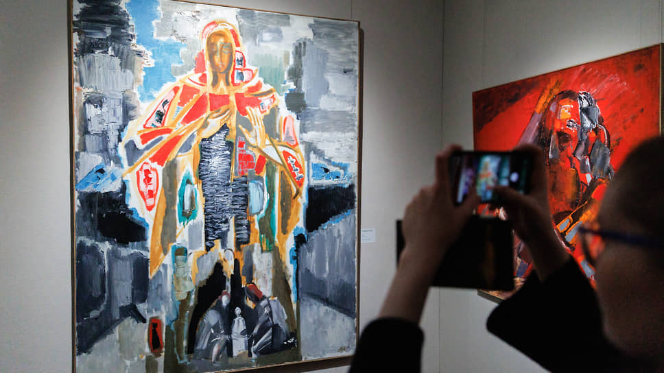 Пресс-показ выставки "Отсветы. Живопись Виктора Калинина" в Екатеринбургском музее изобразительных искусств