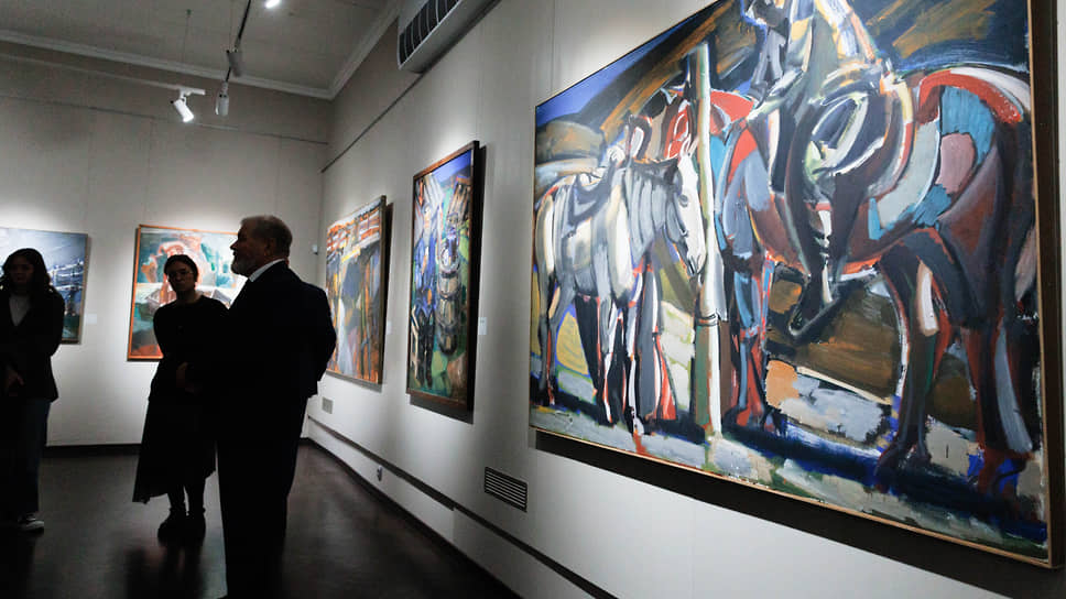 Выставка произведений первого вице-президента Российской академии художеств, Народного художника РФ Виктора Калинина «Отсветы»