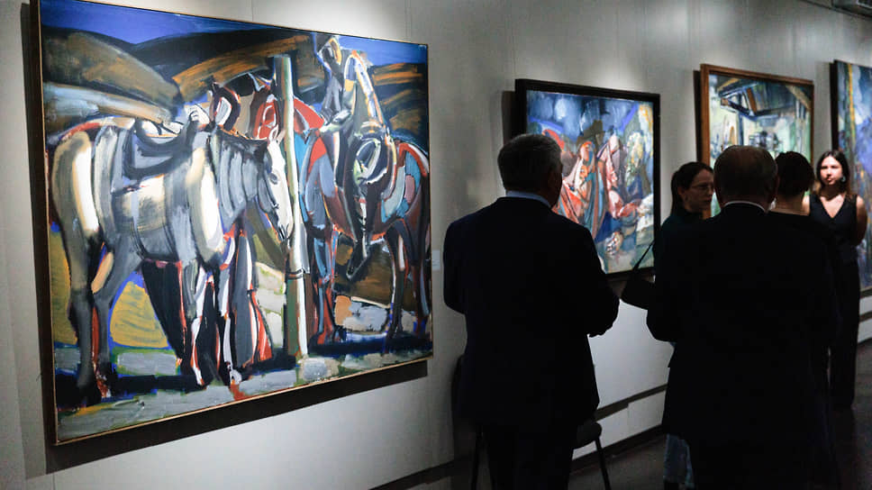 Выставка произведений первого вице-президента Российской академии художеств, Народного художника РФ Виктора Калинина «Отсветы»