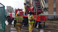 Многоэтажный дом загорелся в Ижевске