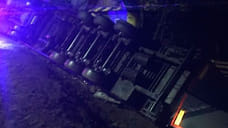 Фура перевернулась в результате ДТП в Игринском районе Удмуртии