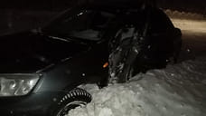 Нетрезвый водитель в Ижевске наехал на ограждение