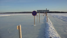 В Удмуртии грузоподъемность ледовой переправы через Каму снизили до 3,5 тонн