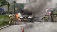 Из загоревшегося микроавтобуса в Ижевске эвакуировали 19 пассажиров