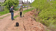 Размыв берега реки Нылга в Удмуртии угрожает жилым домам