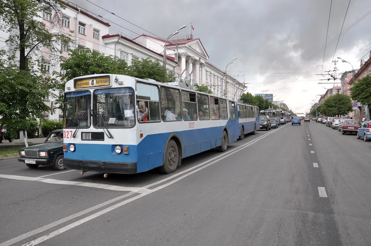 Движение троллейбусов №1, 4 и 7 по улице Пушкинской закроют в Ижевске 19  сентября – Коммерсантъ Ижевск