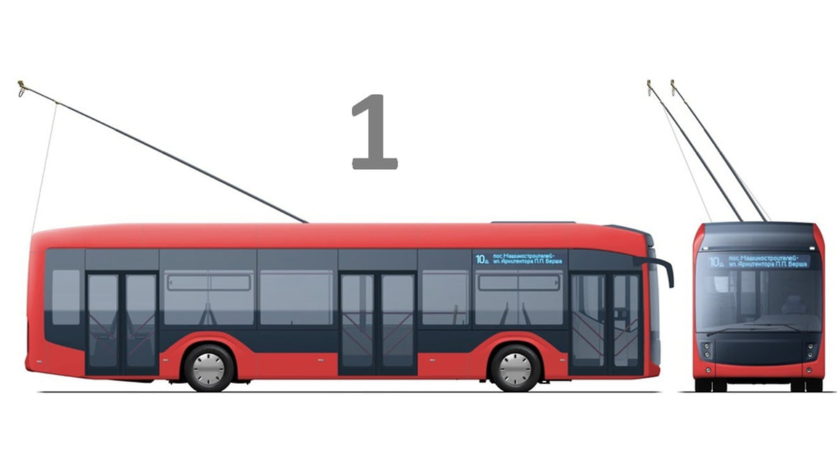 В Ижевске представили 4 варианта дизайна новых троллейбусов с автономным  ходом – Коммерсантъ Ижевск