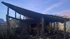 Баня и теплица сгорели в пожаре на территории Завьяловского района Удмуртии