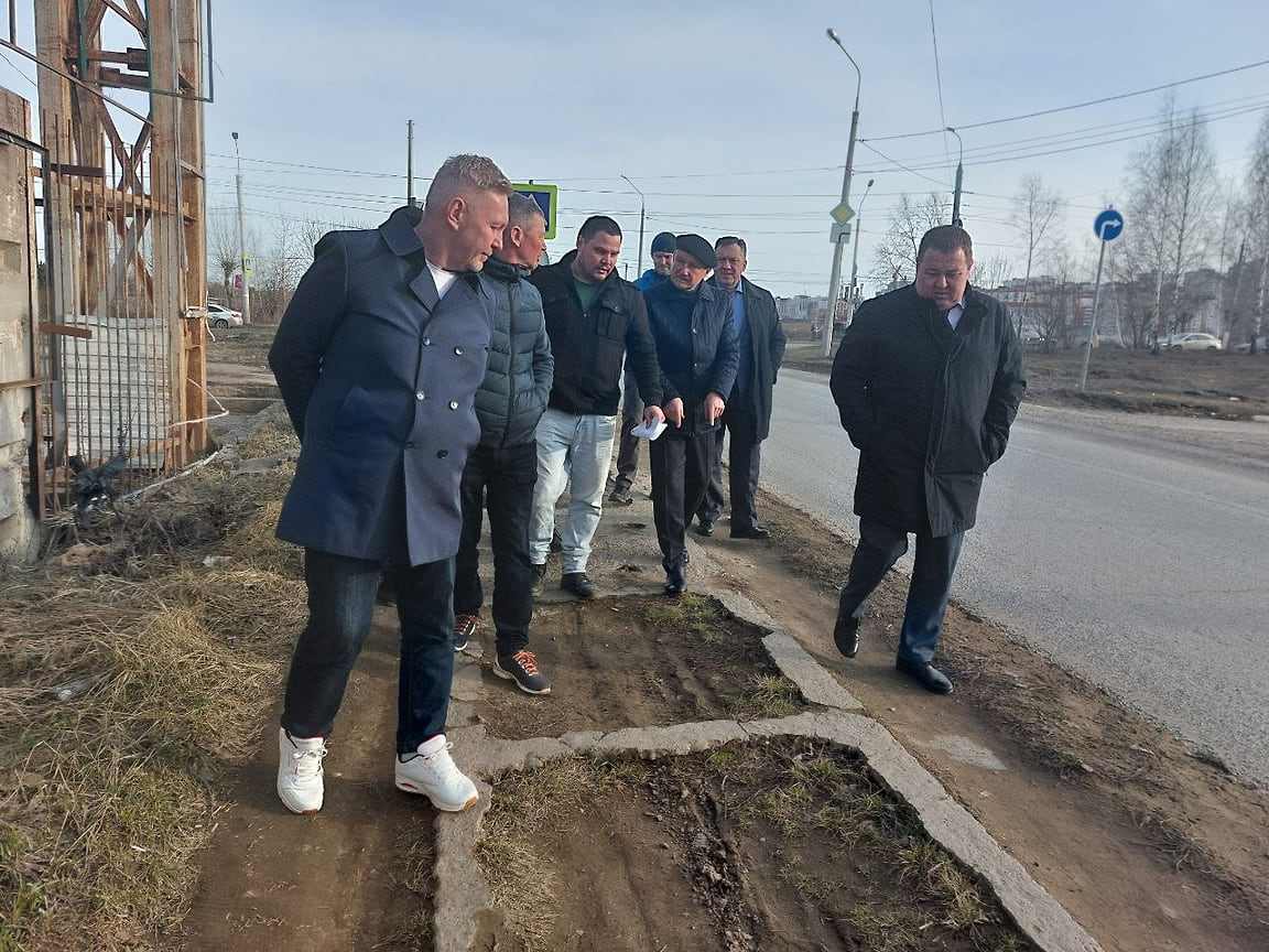 В апреле 2024 года комиссия проверила состояние Копрового проезда в Ижевске