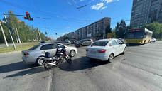 Пьяный мотоциклист без прав устроил ДТП в Ижевске