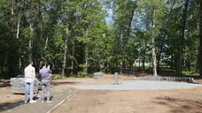 В Ижевске начали разбивку оснований для новых детских площадок в Березовой роще