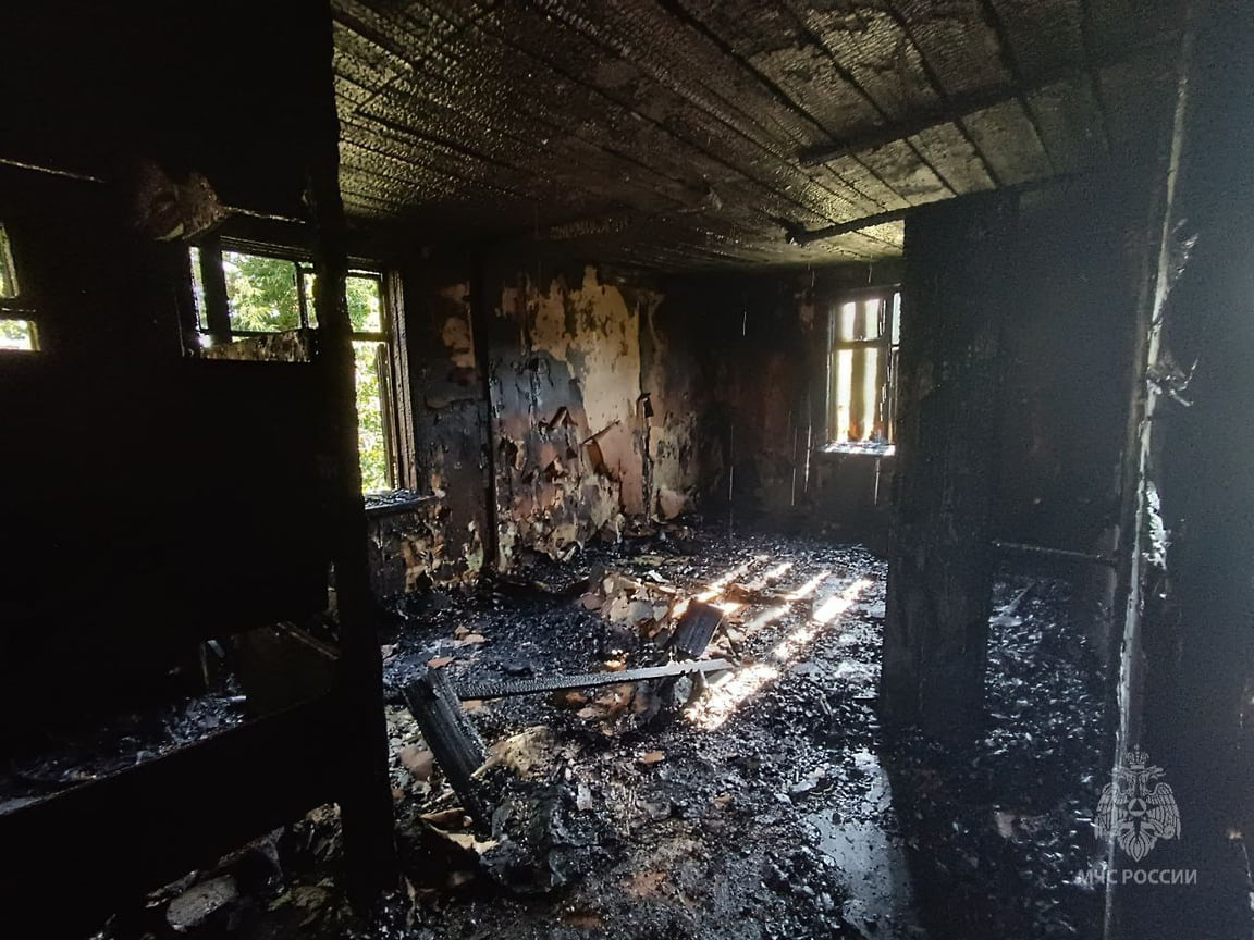 Пожар на ул. Гагарина в Ижевске