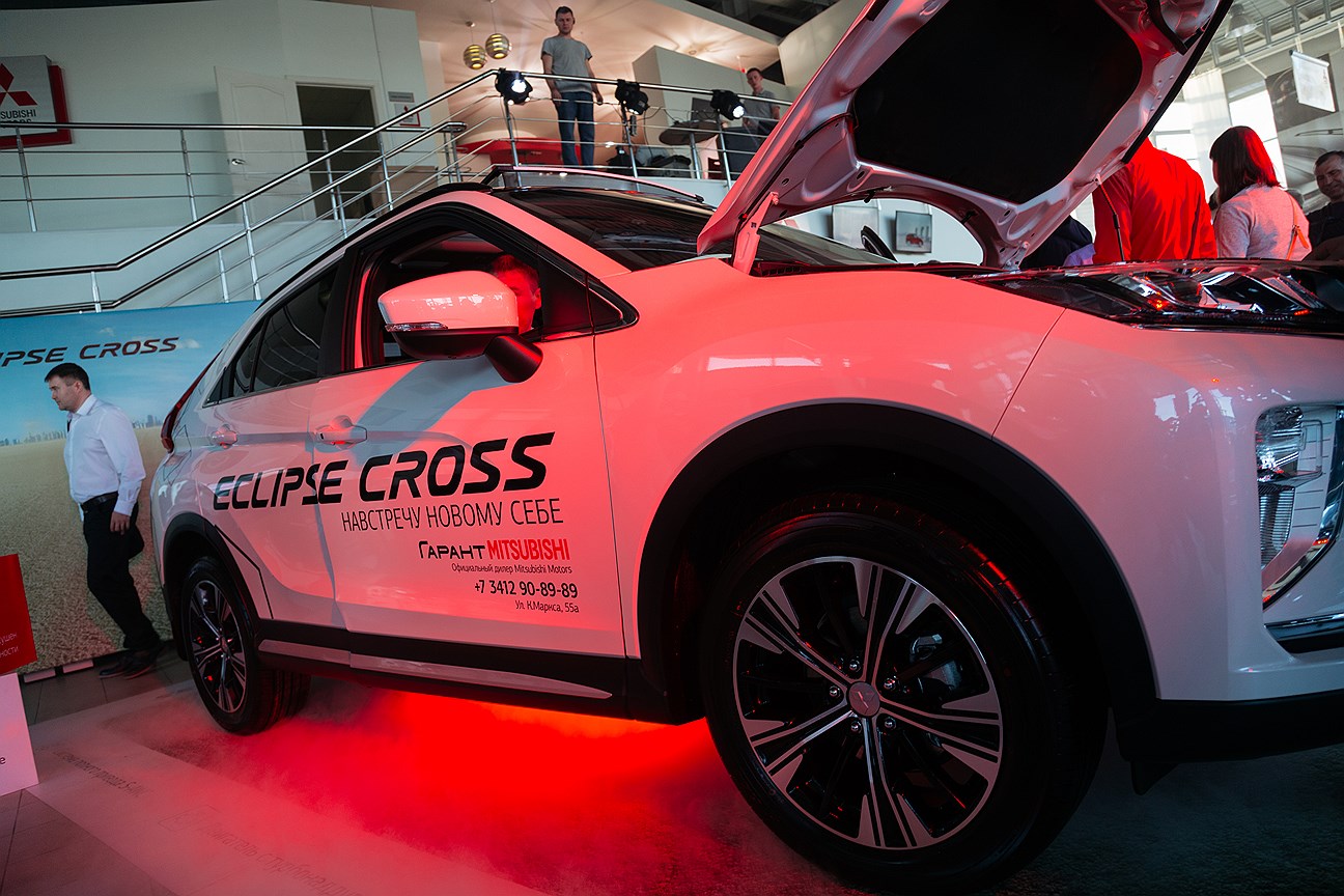 Mitsubishi Eclipse Cross на презентации в «Гарант-Митсубиши»