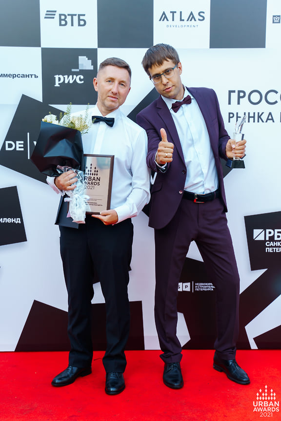 Сергей Пестов на вручении премии Urban Awards