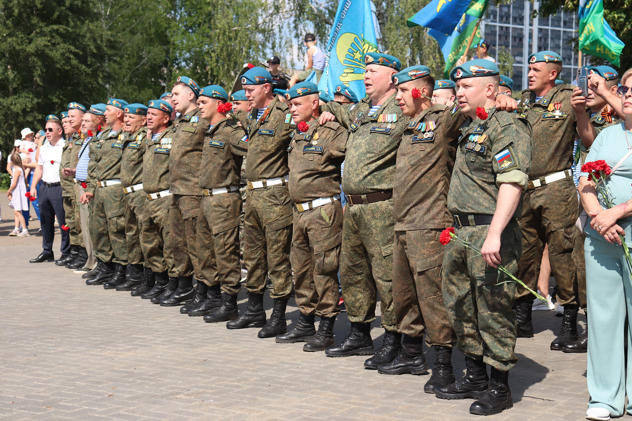 В столице Удмуртии 2 августа отпраздновали День воздушно-десантных войск России