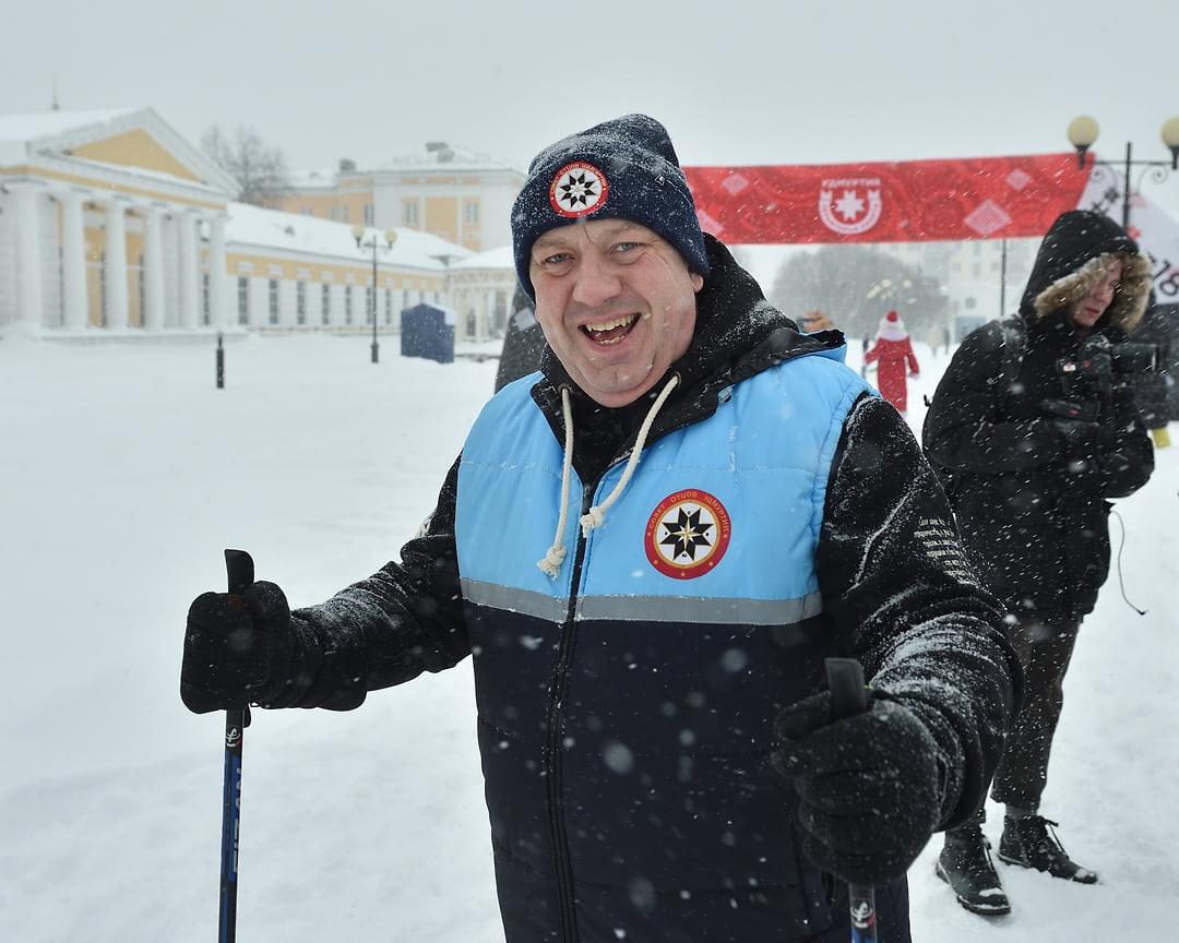 Глава Ижевска Дмитрий Чистяков 1 января принял участие в забеге на «Кубок кристальной трезвости»