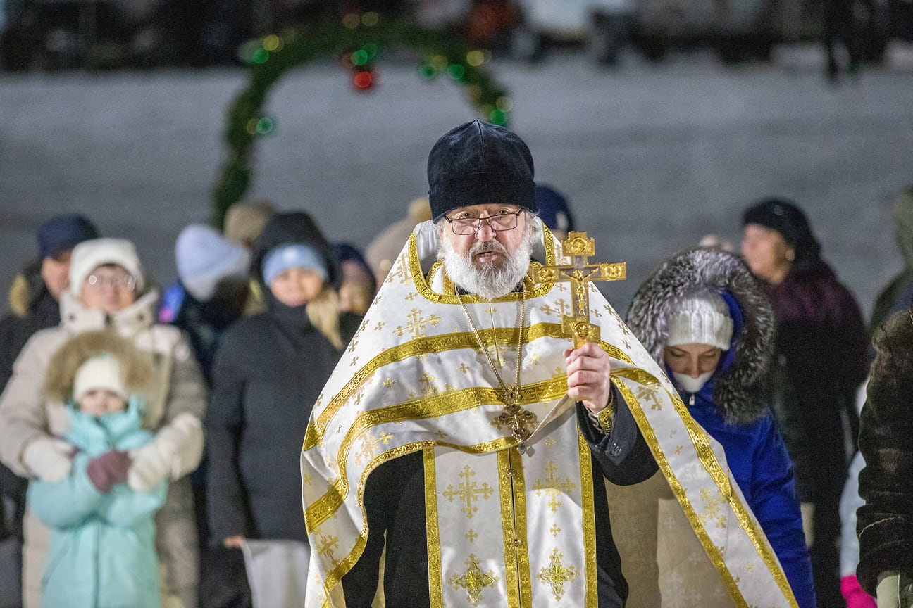 Купания на Крещение Господне в Сарапуле