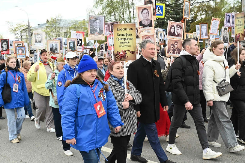 шествие «Бессмертного полка» в Ижевске 9 мая 2025 года