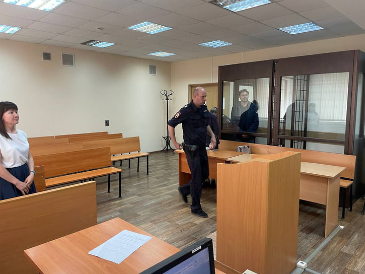 Павел Бушуев во время избрания меры пресечения